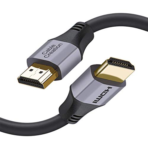 CableCreation HDMI 2.1 Kabel 8K 2m, Highspeed 48Gbit/s 8K 60Hz Ultra HD, HDCP 2.2,4: 4: 4 HDR, eARC, Kompatibel für PS5, PS4, Xbox One/Xbox Series X, QLED TV, Roku TV, VIZIO TV, (2M / 6,6Fuß) von CableCreation