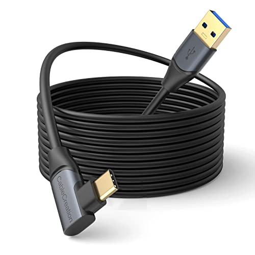 Kompatibel mit Quest 2 Link Kabel 3M, CableCreation USB C Kabel Schnellladung 60 W, 5Gbps PC Datenübertragung, kompatibel mit Quest 2 VR Headset, Drucker, Pixel 4,Pico, 3 XL von CableCreation