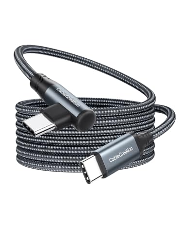 CableCreation USB C zu USB C Kabel, 6.6ft USB C Ladekabel mit 90 Grad Winkel Ende 100W USB C Kabel Nylon geflochten Kompatibel mit iPhone 15, Galaxy S23 Ultra S22, MacBook, iPad Mini 6, iPad Pro 2020 CableCreation USB C zu USB C Kabel, 6.6ft USB C Ladekabel mit 90 Grad Winkel Ende 100W USB C Kabel Nylon geflochten Kompatibel mit iPhone 15, Galaxy S23 Ultra S22, MacBook, iPad Mini 6, iPad Pro 2020 von CableCreation