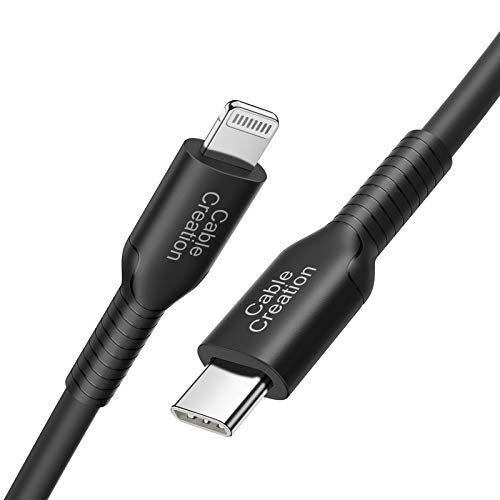 USB C auf Lightning Kabel 1,8M, [MFi-zertifiziert] CableCreation iPhone Ladekabel für schnelles Aufladen & Datensynchronisation, kompatibel mit iPhone14/14 Pro/14 Pro Max/13/12/11/X/XR/XS/AirPods,usw. von CableCreation