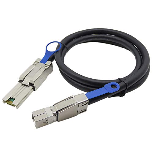 CABLEDECONN External HD Mini SAS SFF-8644 to SFF-8088 2 m Kabel, 8644 8088, 2 m von CableDeconn