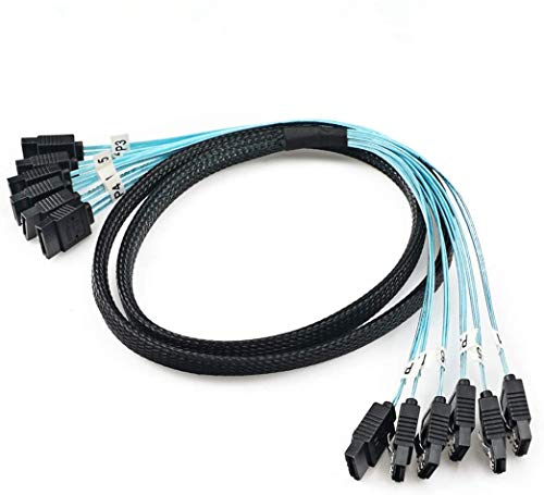 CableDeconn Sata 6 SATA Kabel High Speed 6Gbps 6 Teile/sata SAS Kabel Für Server 1M von CableDeconn
