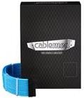 CableMod C-Series Pro ModMesh 12VHPWR Cable Kit für Corsair RM, RMi, RMx (Black Label) - hellblau (CM-PCSR-16P3KIT-NKLB-R) von CableMod