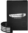 CableMod C-Series Pro ModMesh 12VHPWR Cable Kit für Corsair RM, RMi, RMx (Black Label) - schwarz/weiß (CM-PCSR-16P3KIT-NKKW-R) von CableMod