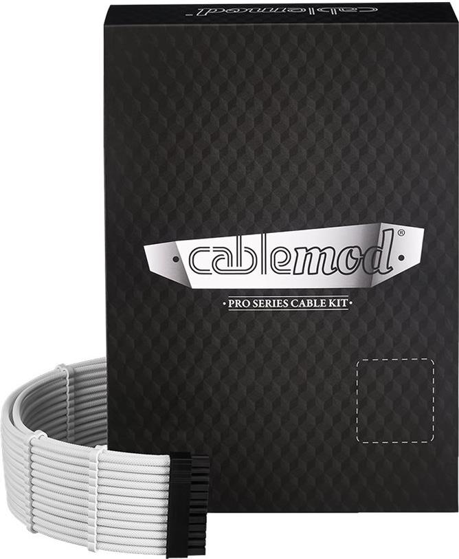 CableMod C-Series Pro ModMesh 12VHPWR Cable Kit für Corsair RM, RMi, RMx (Black Label) - weiß (CM-PCSR-16P3KIT-NKW-R) von CableMod
