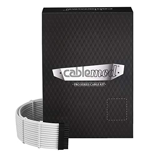 CableMod PRO C-Series Sleeved Cable Kit ModMesh - PC Netzteil Kabel Set mit Kabelkamm - Kabel Sleeve für Corsair RMi/RMX/RM (Black Label) Modular Netzteile - PC Kabelmanagement von CableMod