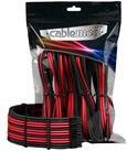 CableMod Pro ModMesh 12VHPWR Cable Extension Kit - schwarz/rot (CM-PCAB-16P3KIT-NKKR-3PK-R) von CableMod