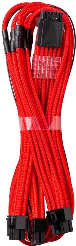 CableMod RT-Series Pro ModMesh 12VHPWR auf 3x PCI-e Kabel für ASUS/Seasonic - 60cm, rot (CM-PRTS-16P3-N60KR-5PC-R) von CableMod