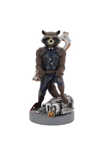 Cableguys Gaming-Figur Marvel Guardians of the Galaxy Rocket Raccoon - Zubehör Controller- oder Smartphone-Halterung - Inkl. USB-Kabel von Cableguys