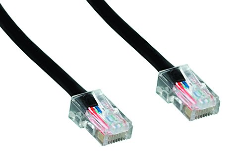 cablelera 7 'Kategorie 5e UTP Netzwerk Patch Kabel, Non-booted Montage, Schwarz Farbe (znwn4420–07) von Cablelera