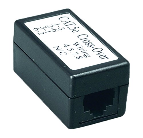 cablelera Inline Kupplung Crossover Cat5e, RJ45 Buchse auf RJ45 Buchse, schwarz, Farbe (znwn2366-xv) von Cablelera
