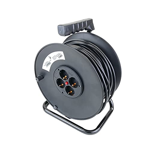 BeMatik - 4 Schuko elektrische Spulen von 50 m von Cablematic