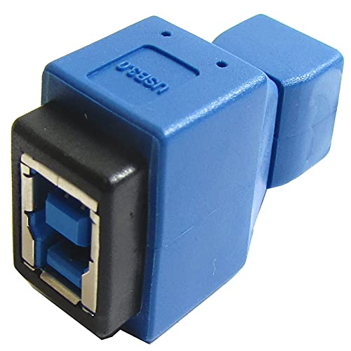 BeMatik - Adapter USB 3.0 auf USB 2.0 (Micro-USB-AB B-Buchse auf Buchse) von Cablematic