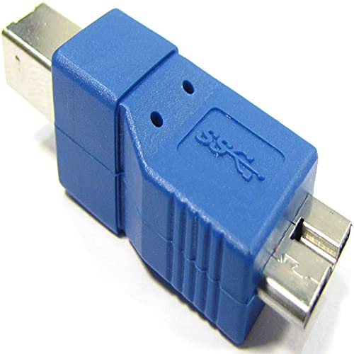 BeMatik - Adapter USB 3.0 auf USB 2.0 (Micro-USB-B Stecker auf B Stecker) von Cablematic