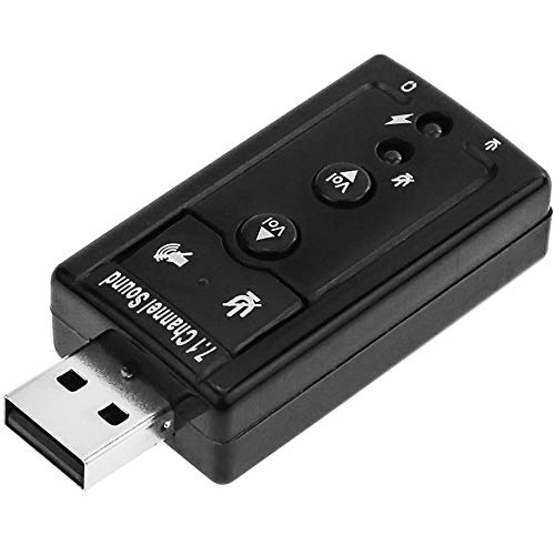 BeMatik - Audio 7.1 Virtual USB 2.0 bis 2 MiniJack 3.5 mm Adapter BeMatik - Audio 7.1 Virtual USB 2.0 bis 2 MiniJack 3.5 mm Adapter von Cablematic