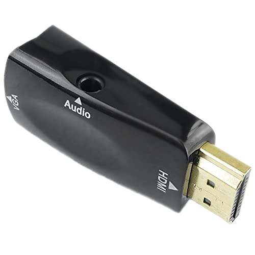 BeMatik - Compact VGA zu HDMI Konverter mit Audio-Ausgang von Cablematic