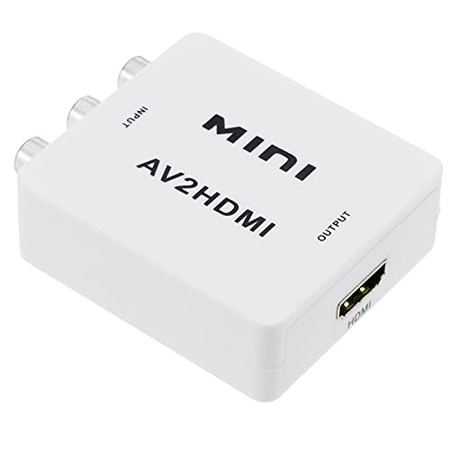 BeMatik - Compound Video Converter CVBS und Audio zu HDMI Kompaktmodell BeMatik - Compound Video Converter CVBS und Audio zu HDMI Kompaktmodell von Cablematic