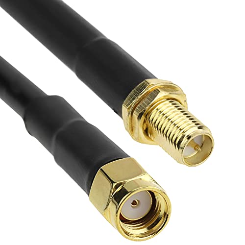 BeMatik - HDF200 Koaxialkabel RSMA-Stecker auf RSMA-Buchse 2m von Cablematic