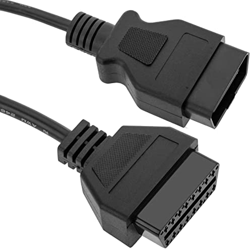 BeMatik - J1962 OBD2 OBDII Kabel männlich zu weiblich 150cm BeMatik - J1962 OBD2 OBDII Kabel männlich zu weiblich 150cm von Cablematic
