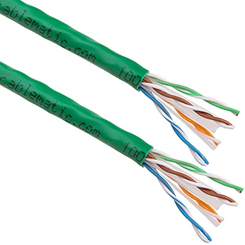 BeMatik - Spool UTP Cat6 Kabel 24AWG CCA solide green 100m BeMatik - Spool UTP Cat6 Kabel 24AWG CCA solide green 100m von Cablematic