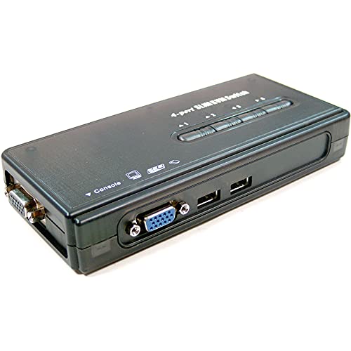 BeMatik - Uniclass USB KVM Switch VGA 1KVM ein Mini 4CPU von Cablematic