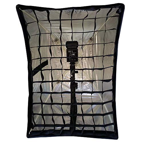Cablematic - Reflektierende Haube 80x120cm Softbox für Speedlite Blitz Fokus mit Waben von Cablematic