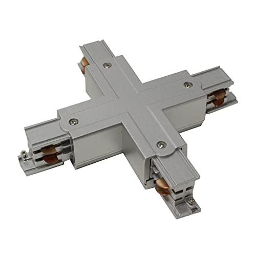 Cablematic - Union Spleiß Quad Rail-Deckenleuchte grau-Bahn 3 über von Cablematic