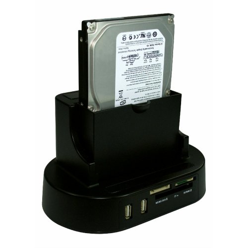 Cables Unlimited USB 2.0 + eSATA auf SATA Festplatte Dock mit 2 Port Hub und Speicherkartenleser von Cables Unlimited