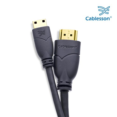 Câble Micro HDMI 1m Basic(Type D) Haut Débit (v 2.0/1.4) Plaqué-or Full 3D Full HD 1080p 4k2k pour tablette Microsoft Surface, Appareils Photos numériques SLR, téléphones portables et autres tablettes von Cablesson