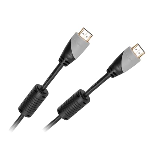 Cabletech HDMI Kabel 2.0 5m | 4K UHD bei 60Hz mit Ethernet | HDMI-Stecker zu HDMI-Stecker | Verlängerung für TV Monitor Blu-Ray Konsole | Schwarzes Premium-HDMI-Kabel mit 18 Gbps Datentransfer Cabletech HDMI Kabel 2.0 5m | 4K UHD bei 60Hz mit Ethernet | HDMI-Stecker zu HDMI-Stecker | Verlängerung für TV Monitor Blu-Ray Konsole | Schwarzes Premium-HDMI-Kabel mit 18 Gbps Datentransfer von Cabletech