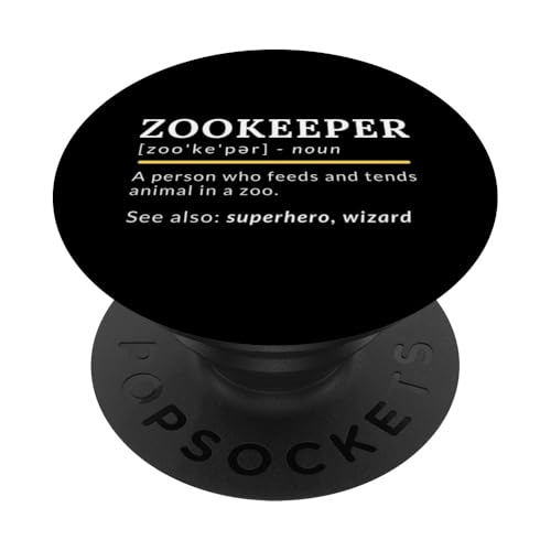 Definition des Zookeeper Substantivs PopSockets Klebender PopGrip Definition des Zookeeper Substantivs PopSockets Klebender PopGrip von Cactiophia