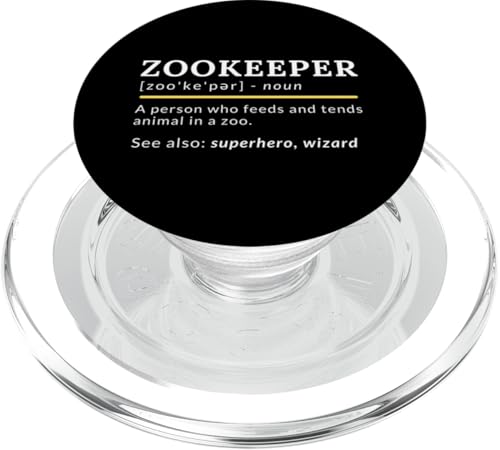 Definition des Zookeeper Substantivs PopSockets PopGrip für MagSafe Definition des Zookeeper Substantivs PopSockets PopGrip für MagSafe von Cactiophia