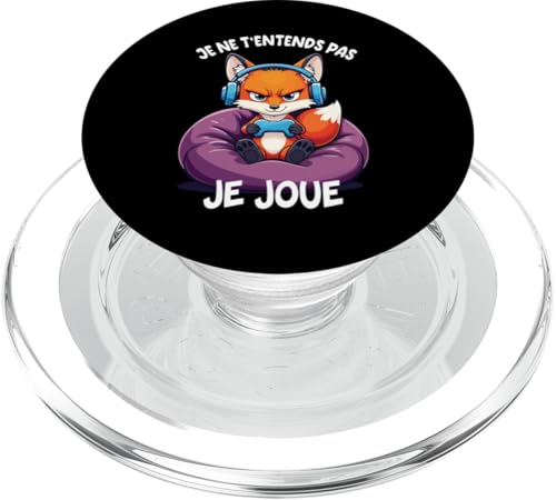 Lustiger humorvoller Gaming-Fuchs für Männer und Jungen PopSockets PopGrip für MagSafe Lustiger humorvoller Gaming-Fuchs für Männer und Jungen PopSockets PopGrip für MagSafe von Cadeau Pour Gamer By GTSTDesign Store
