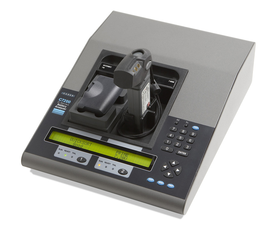 Batterie-Analysegerät Cadex C7200 inkl. 2 Halter, Software, Scanner, Drucker AVBM2-B Batterie-Analysegerät Cadex C7200 inkl. 2 Halter, Software, Scanner, Drucker AVBM2-B von Cadex