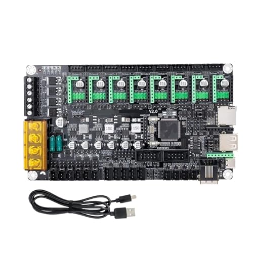 Cadfghjk MKS Monster8 V2 Motherboard 32 Bit Controller Mainboard 3D-Drucker 8-Achsen-Steuerplatine - Kompatibel Mit Voron VS - Kompatibel Mit Spider Cadfghjk MKS Monster8 V2 Motherboard 32 Bit Controller Mainboard 3D-Drucker 8-Achsen-Steuerplatine - Kompatibel Mit Voron VS - Kompatibel Mit Spider von Cadfghjk