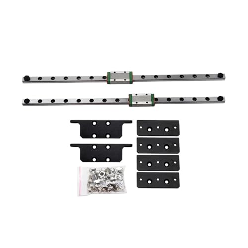 Cadfghjk Upgrade-Kit for Lineare Führung Mit Zwei Y-Achsen, MGN9H-Upgrade-Kit for Lineare Schienen, 3D-Drucker-Y-Achsenteile – Kompatibel Mit Ender-3 S1/Pro(Linear Rail Kit) von Cadfghjk