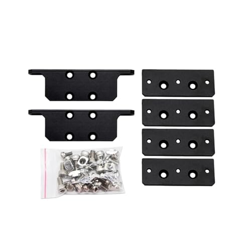 Cadfghjk Upgrade-Kit for Lineare Führung Mit Zwei Y-Achsen, MGN9H-Upgrade-Kit for Lineare Schienen, 3D-Drucker-Y-Achsenteile – Kompatibel Mit Ender-3 S1/Pro(Only Backplate Kit) von Cadfghjk
