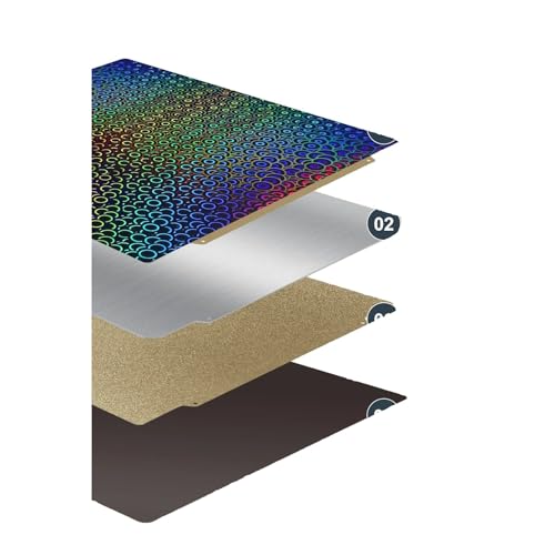 PEI-Blatt, 350 X 350 Mm, Heizbett-Bauplatte Mit Glatter, Strukturierter PET-PEI-Magnetbasis, 3D-Drucker-Bauplatte – Kompatibel Mit Voron 2.4(PEK wtih Base) von Cadfghjk
