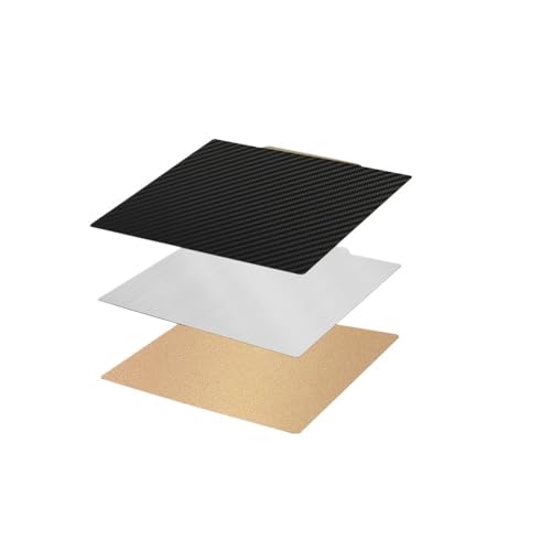 PEI-Blatt, 350 X 350 Mm, Heizbett-Bauplatte Mit Glatter, Strukturierter PET-PEI-Magnetbasis, 3D-Drucker-Bauplatte – Kompatibel Mit Voron 2.4(PET No Base) von Cadfghjk