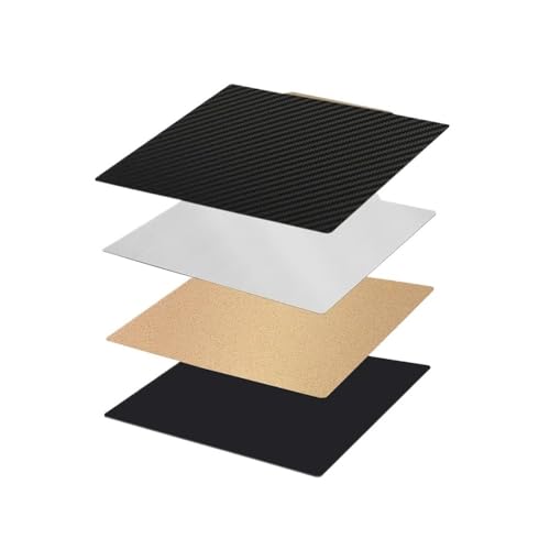 PEI-Blatt, 350 X 350 Mm, Heizbett-Bauplatte Mit Glatter, Strukturierter PET-PEI-Magnetbasis, 3D-Drucker-Bauplatte – Kompatibel Mit Voron 2.4(PET with Base) von Cadfghjk