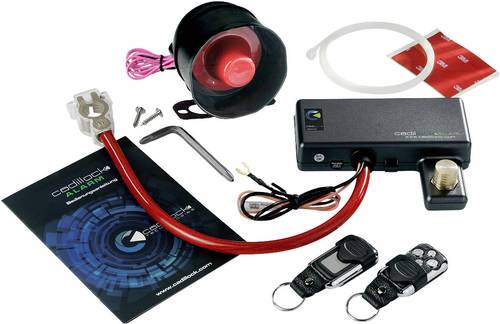 Cadillock Alarm Plus Auto Alarmanlage Wegfahrsperre, Erschütterungssensor, Inkl. Fernbedienung 12V von Cadillock