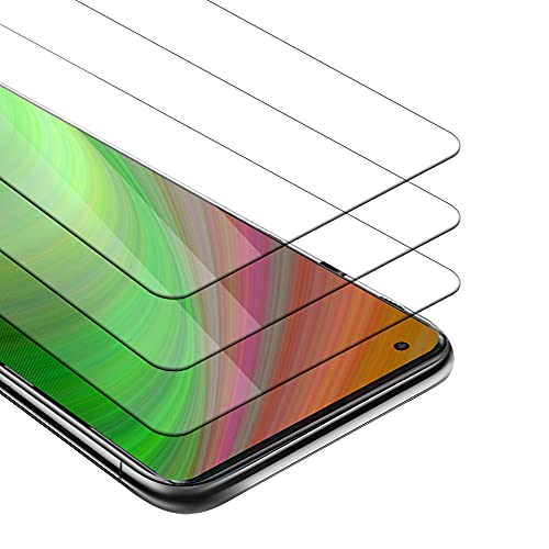 Cadorabo 3x Panzer Schutz Glas für Xiaomi Mi 10 / Mi 10 PRO - 3 Stück Schutzfolie in Ultra-Klar Hüllen freundlich - Gehärtetes (Tempered) Glas Dipslayschutz Folie in 9H Härte Anti Kratzer von Cadorabo