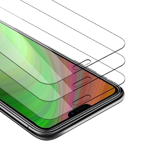 Cadorabo 3x Panzer Schutz Glas für Apple iPhone 11-3 Stück Schutzfolie in Ultra-Klar Hüllen freundlich - Gehärtetes (Tempered) Glas Dipslayschutz Folie in 9H Härte Anti Kratzer von Cadorabo