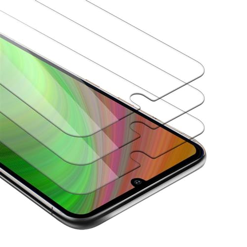 Cadorabo 3X Panzer Schutz Glas für LG V60 ThinQ - 3 Stück Schutzfolie in Ultra-Klar Hüllen freundlich - Gehärtetes (Tempered) Glas Dipslayschutz Folie in 9H Härte Anti Kratzer von Cadorabo