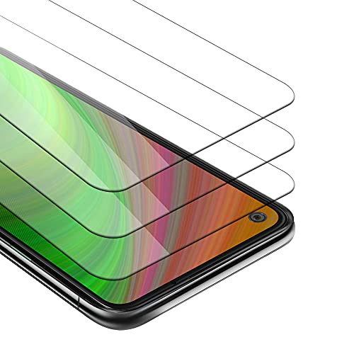 Cadorabo 3x Panzer Schutz Glas für Motorola ONE ACTION - 3 Stück Schutzfolie in Ultra-Klar Hüllen freundlich - Gehärtetes (Tempered) Glas Dipslayschutz Folie in 9H Härte Anti Kratzer von Cadorabo