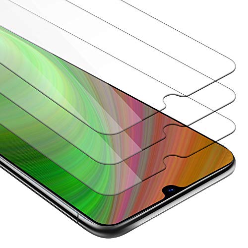 Cadorabo 3x Panzer Schutz Glas für Samsung Galaxy A70 / A70s - 3 Stück Schutzfolie in Ultra-Klar Hüllen freundlich - Gehärtetes (Tempered) Glas Dipslayschutz Folie in 9H Härte Anti Kratzer von Cadorabo