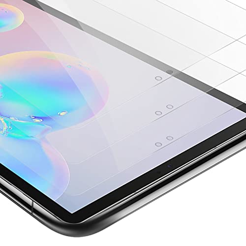 Cadorabo 3x Tablet Panzer Schutz Glas für Samsung Galaxy Tab S6 (10.5 Zoll) - 3 Stück Schutzfolie in Ultra-Klar Hüllen freundlich - Gehärtetes (Tempered) Glas Dipslayschutz Folie in 9H Anti Kratzer von Cadorabo