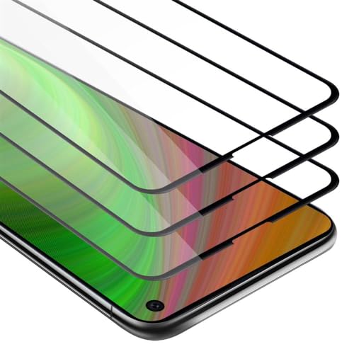 Cadorabo 3x Vollbild Panzer Folie kompatibel mit Samsung Galaxy S10e - Schutzfolie in TRANSPARENT mit SCHWARZ - 3er Pack Gehärtetes (Tempered) Display-Schutzglas in 9H Härte mit 3D Touch von Cadorabo