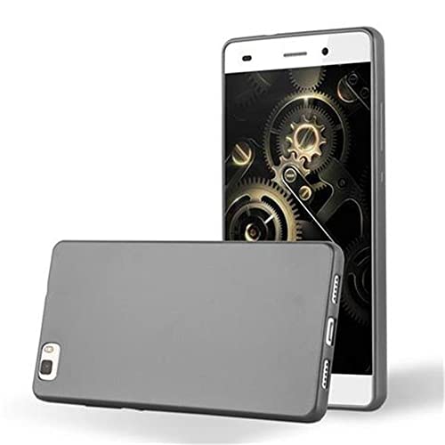 Cadorabo Hülle kompatibel mit Huawei P8 LITE 2015 Schutzhülle TPU Silikon Case Metallic Design Slim Kratzfest Weiche Gummi mit Rundumschutz Case Hülle für Huawei P8 LITE 2015 in Grau Cadorabo Hülle kompatibel mit Huawei P8 LITE 2015 Schutzhülle TPU Silikon Case Metallic Design Slim Kratzfest Weiche Gummi mit Rundumschutz Case Hülle für Huawei P8 LITE 2015 in Grau von Cadorabo