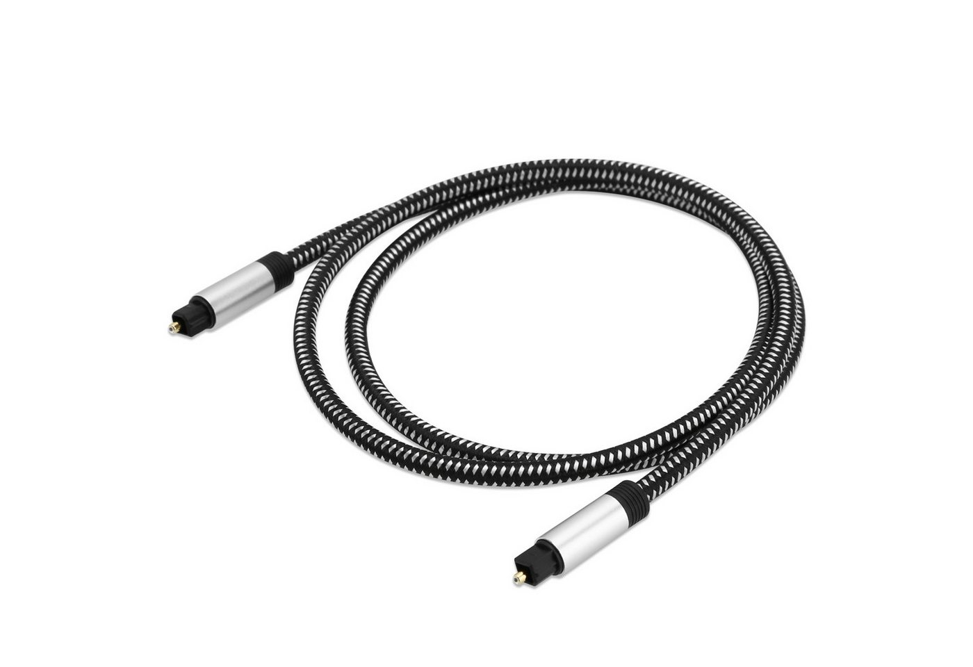 Cadorabo Digitales Audio Kabel Audio-Kabel, (1 cm), Toslink zu Toslink Kabel - Optisches Digitalkabel - Soundkabel von Cadorabo